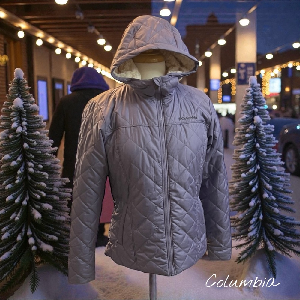 Columbia Sportswear Women's Copper Crest II Lavender Hooded Jacket (Size Medium) - Picture 1 of 12